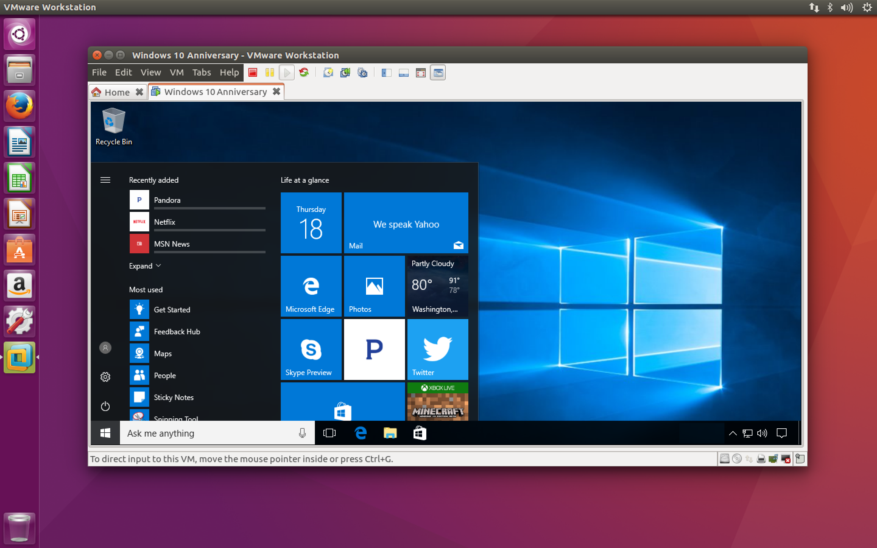 free download vmware workstation player windows linux